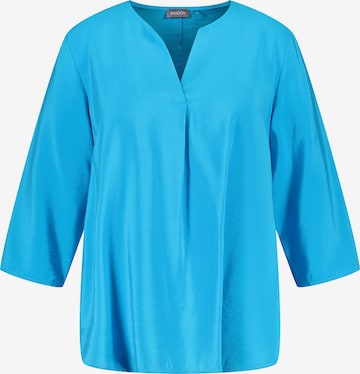 SAMOON Blouse in Blue: front