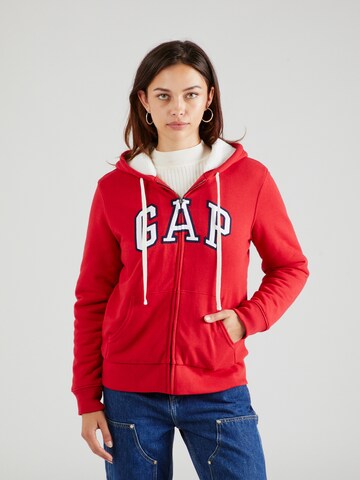 GAP Sweat jacket in Red: front