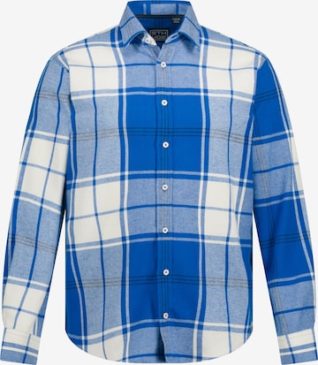 STHUGE Regular fit Button Up Shirt in Blue: front