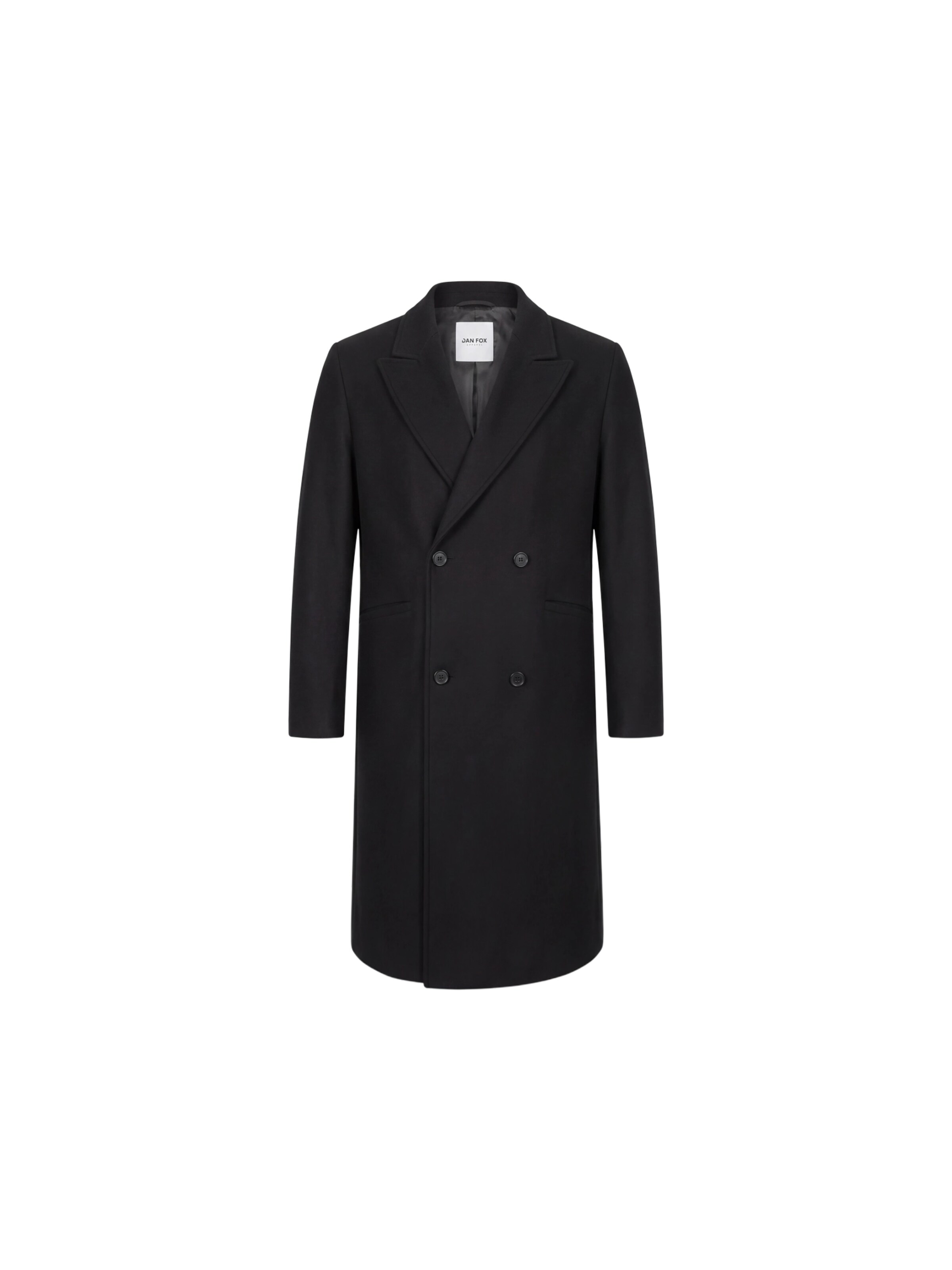 DAN FOX APPAREL Manteau mi-saison 'Pascal' en S en noir, Vue avec produit