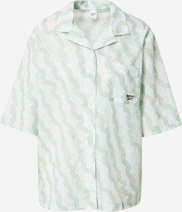 Camicia da donna di Reebok in verde: frontale