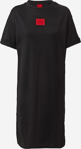 HUGO Sukienka 'Neyle' w kolorze czarny: przód
