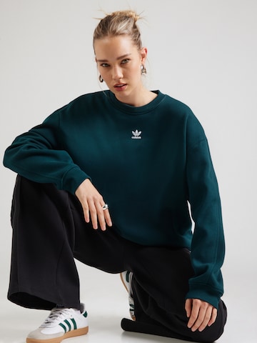 ADIDAS ORIGINALS - Sudadera 'ESS' en verde: frente