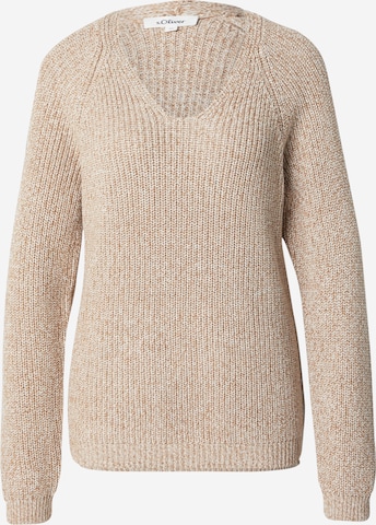 s.Oliver - Pullover em castanho: frente