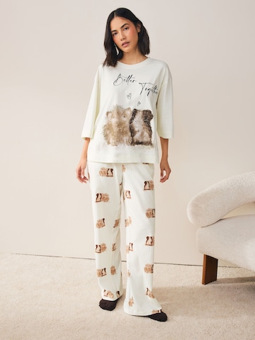 Next Pajama in Beige: front