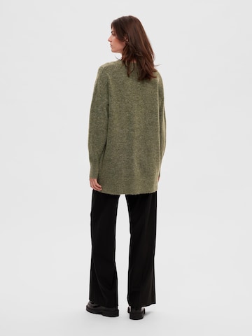 SELECTED FEMME Knit Cardigan 'Maline' in Green