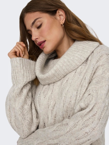 ONLY Pullover 'CHUNKY' in Beige