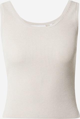 WEEKDAY Knitted top in Grey: front