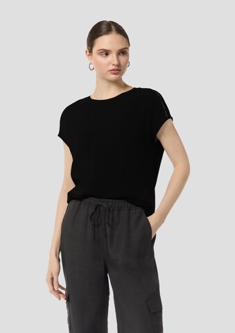 comma casual identity Тениска в черно: отпред
