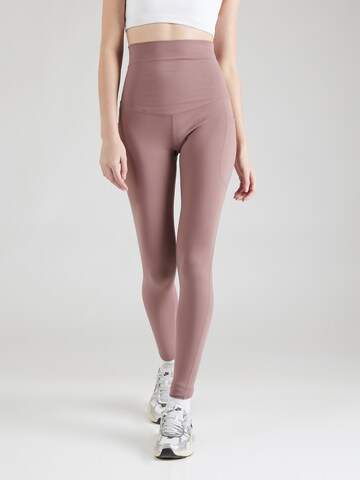 NIKE Skinny Sportsbukser 'ONE' i lilla: forside