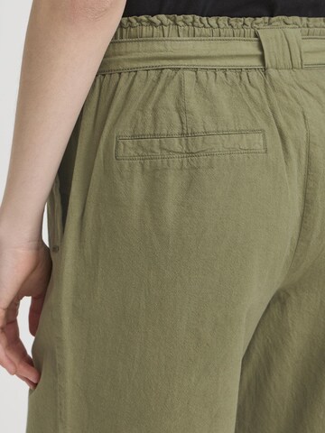 Wide Leg Pantalon Oxmo en vert