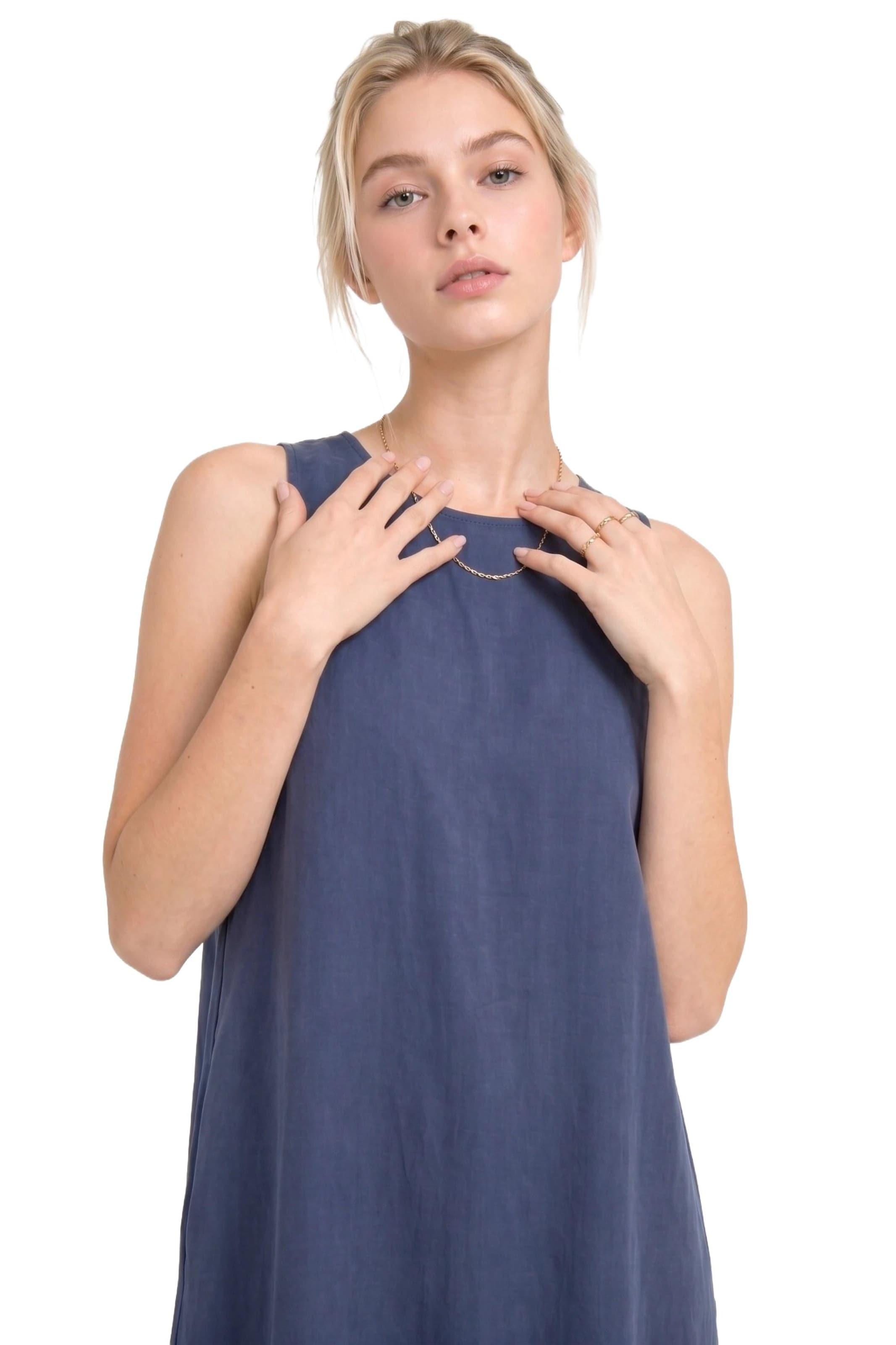 No Matter What Kleid in Blau