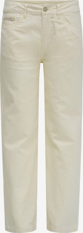 Regular Pantalon Salsa Jeans en jaune : devant