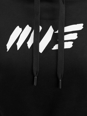Manufaktur13 Sweatshirt 'Crop Hoodie' in Schwarz