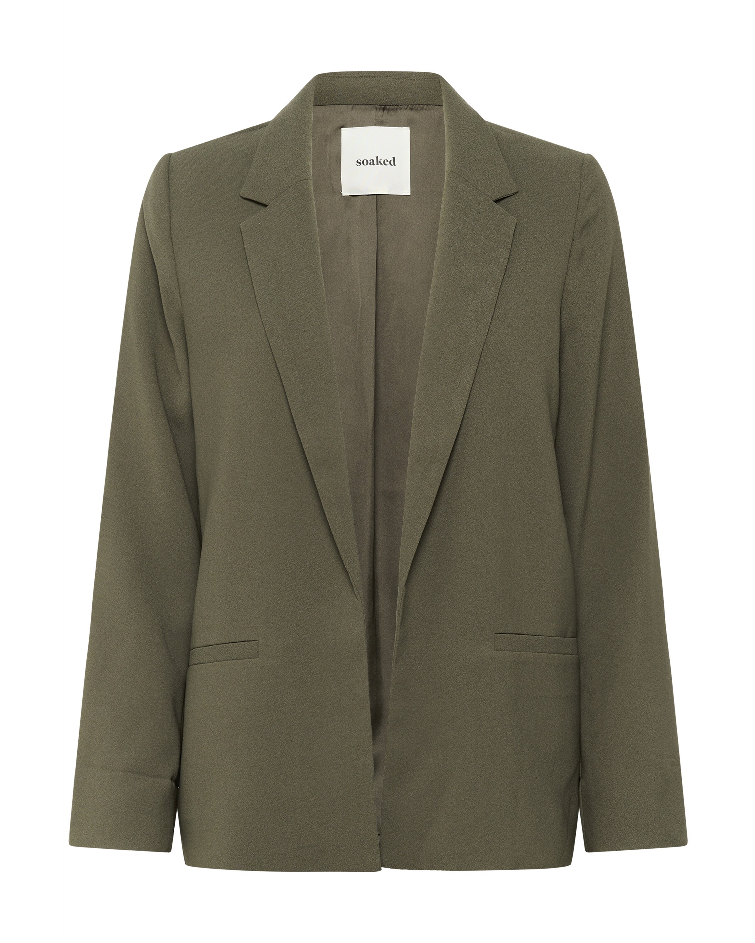 SOAKED IN LUXURY Blazer in Grün: Vorderseite