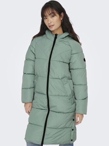 ONLY Winter Coat 'ONLAmanda' in Blue: front