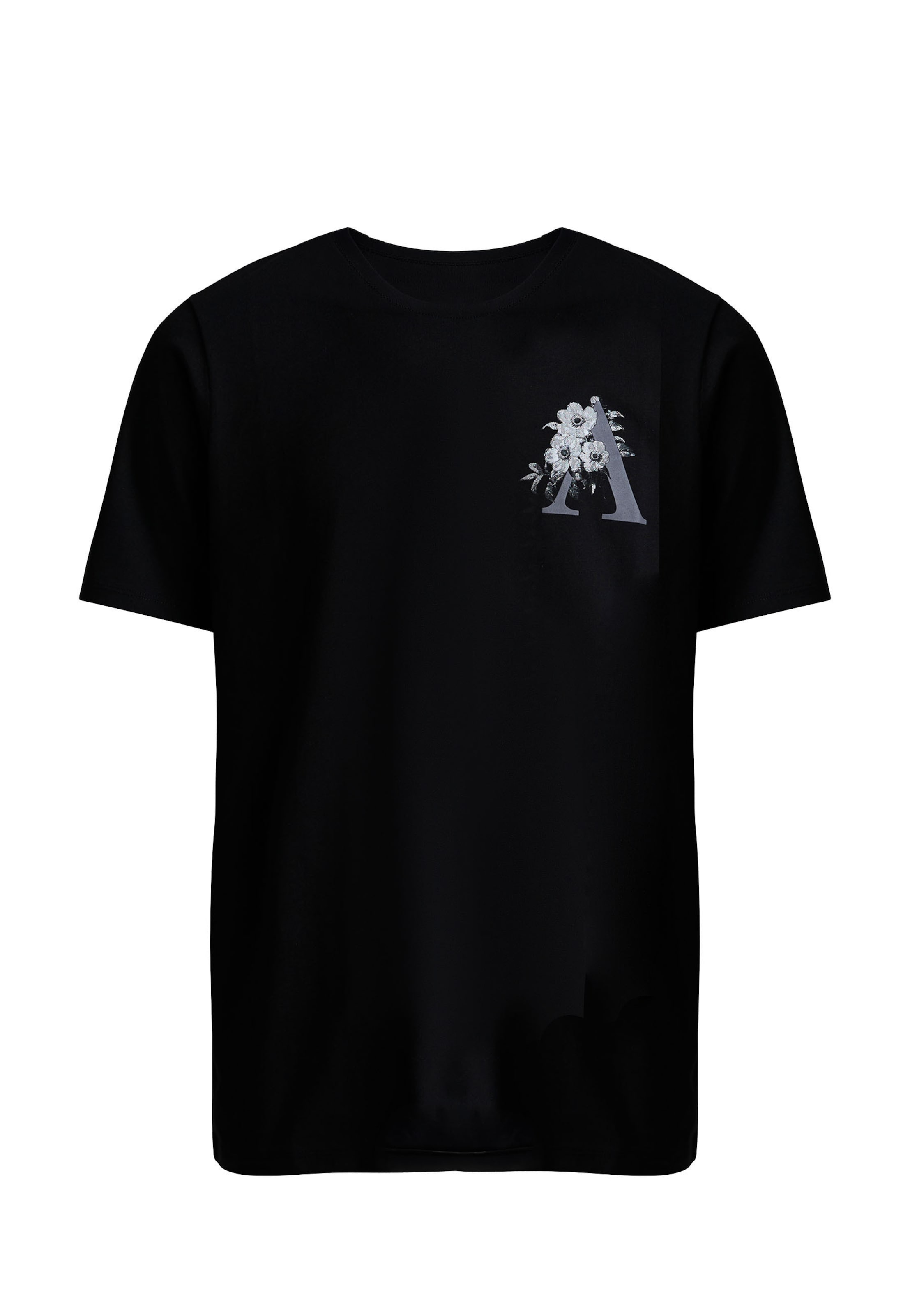 Maglietta 'Pentolo' di Alessandro Zavetti in nero: frontale