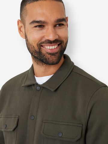 Threadbare Hemdjacke 'Relay' in Grün