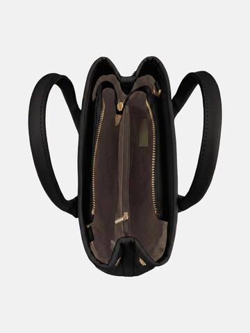 Borsa a spalla 'Borsa a Spalla Donna PVC Gianmarco Venturi con Zip e Cuore' di GianMarco Venturi in nero