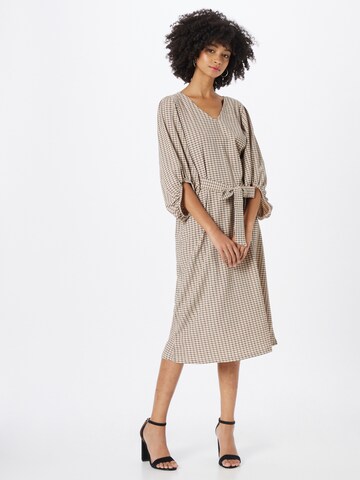 ICHI Jurk 'Junca' in Beige