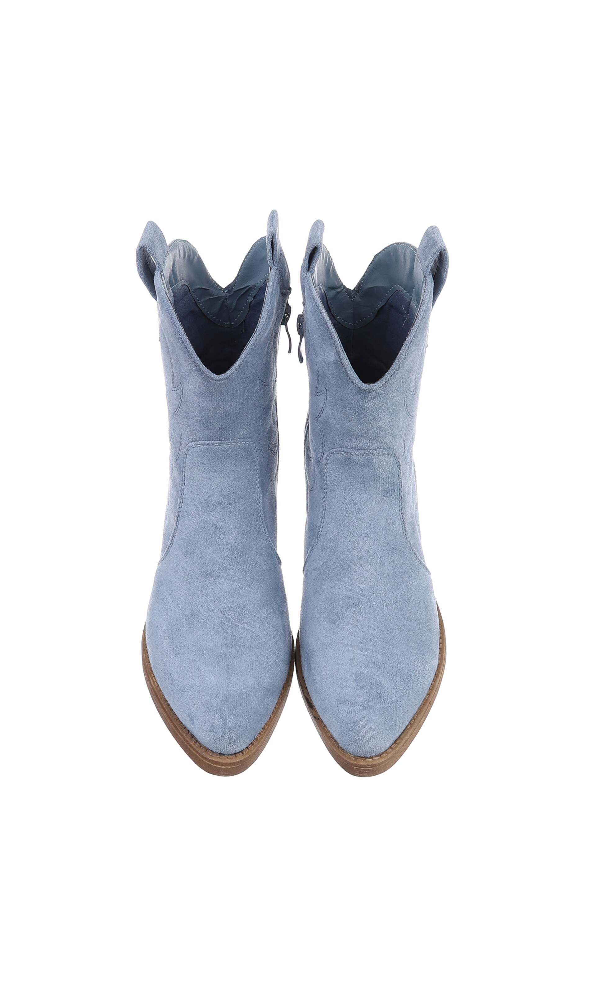 Ital-Design Cowboy Boots in Blue