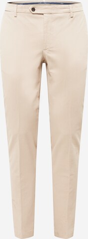 Slimfit Pantaloni chino 'KENSINGTON' di Hackett London in beige: frontale