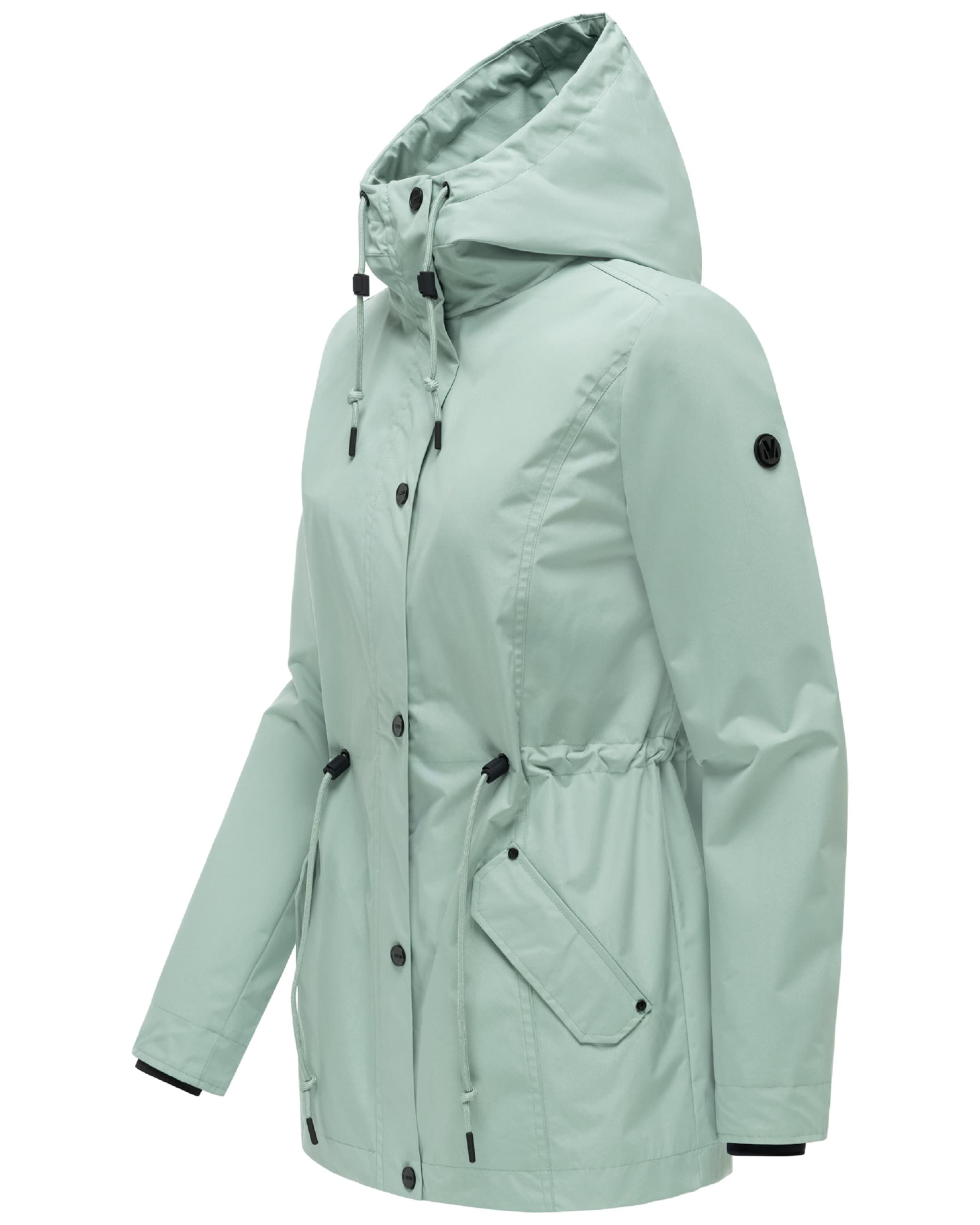 Parka mi-saison 'Bonbonparty 16' MARIKOO en vert