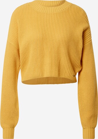 HOLLISTER Пуловер в жълто: отпред