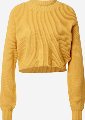 HOLLISTER Пуловер в жълто: отпред