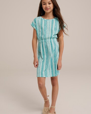 WE Fashion Платье в Синий: спереди
