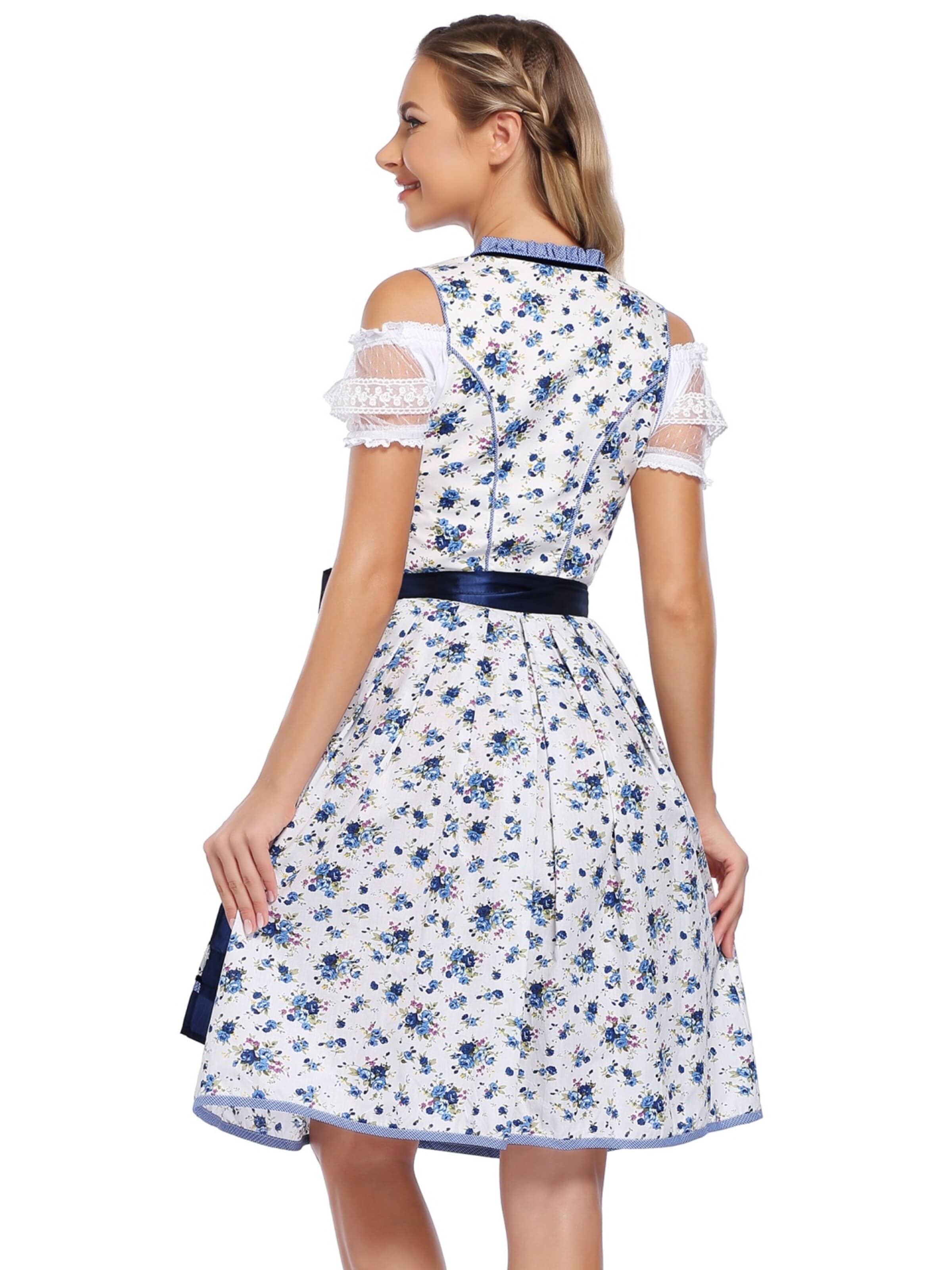 Yesfashion Dirndl w kolorze biały