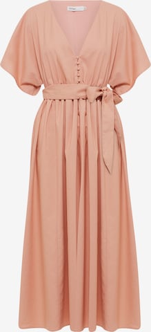 Robe-chemise The Fated en orange : devant