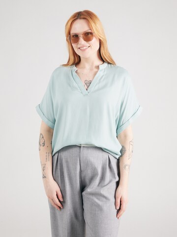Vero Moda Curve Блузка 'VMCBeauty' в Зеленый: спереди