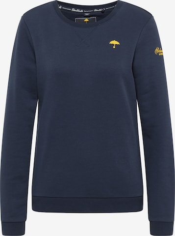 Sweat-shirt Schmuddelwedda en bleu : devant