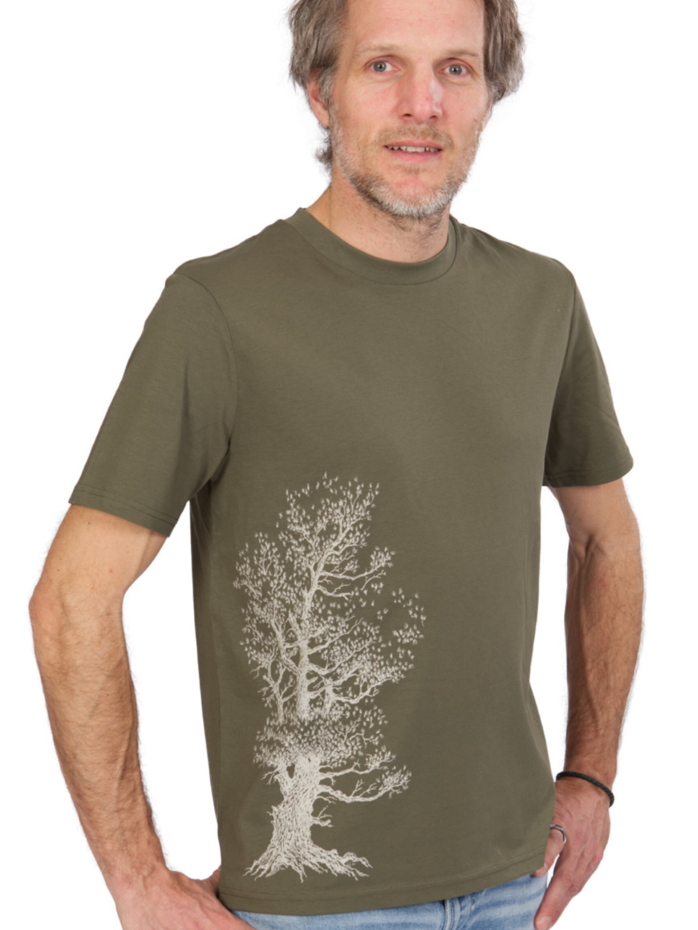 Maglietta 'Organic Fairwear Pine Tree' di Life-Tree in verde