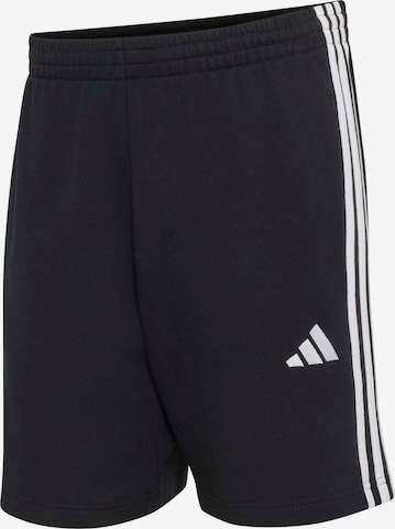 ADIDAS SPORTSWEARLoosefit Sportske hlače - crna boja: prednji dio