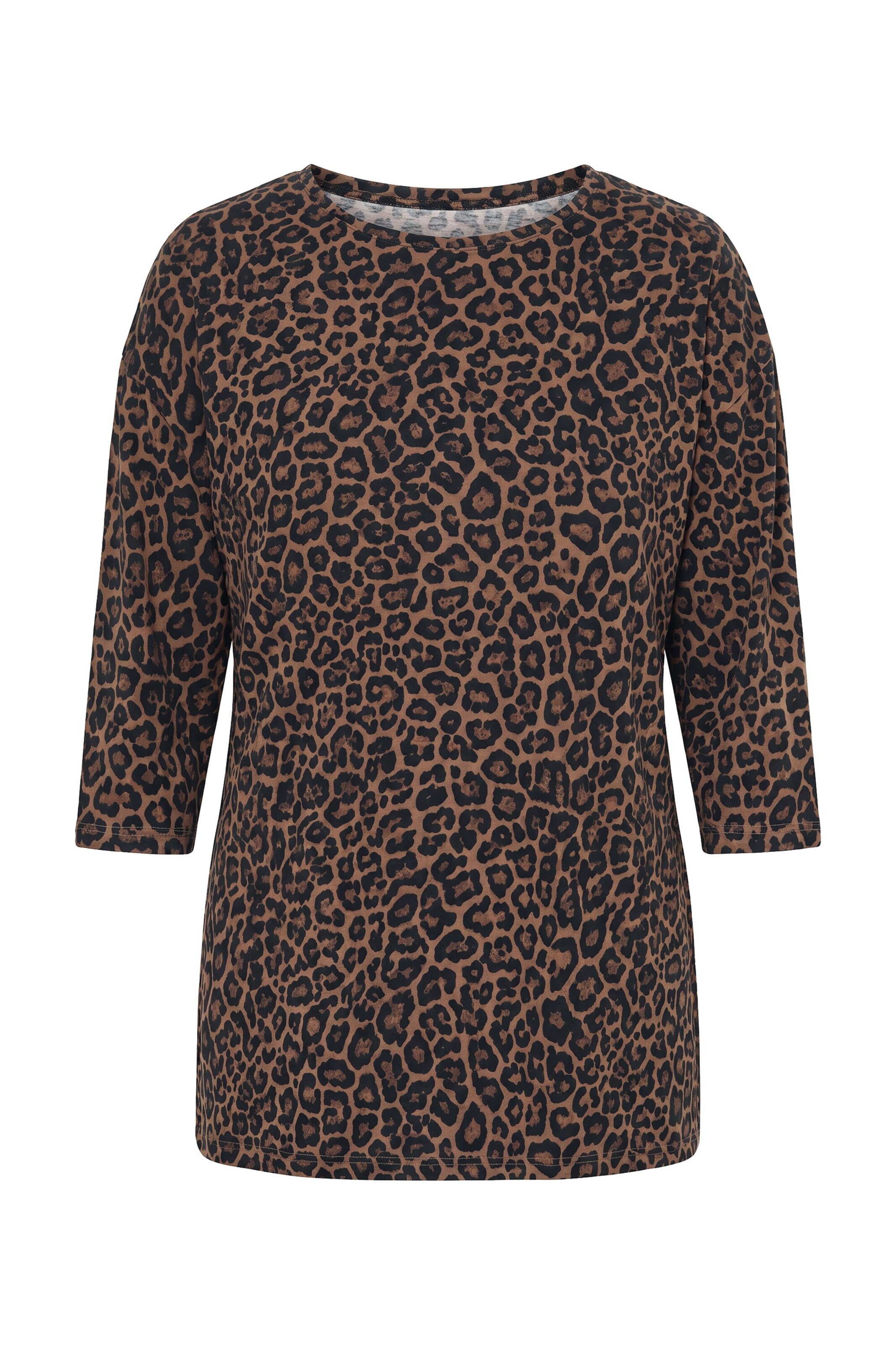 MIAMODA Shirt in XL in de kleur Bruin / Zwart, Productweergave