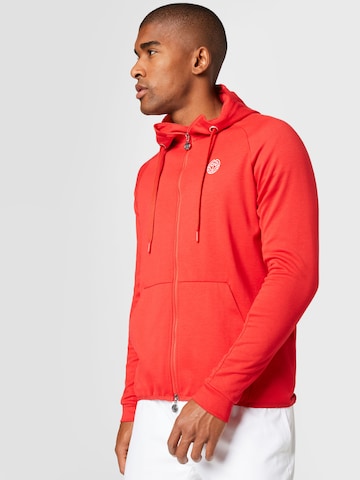 BIDI BADU Športna jakna | rdeča barva: sprednja stran