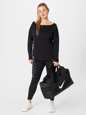 Nike Sportswear Performance Shirt 'LUXE' in Black