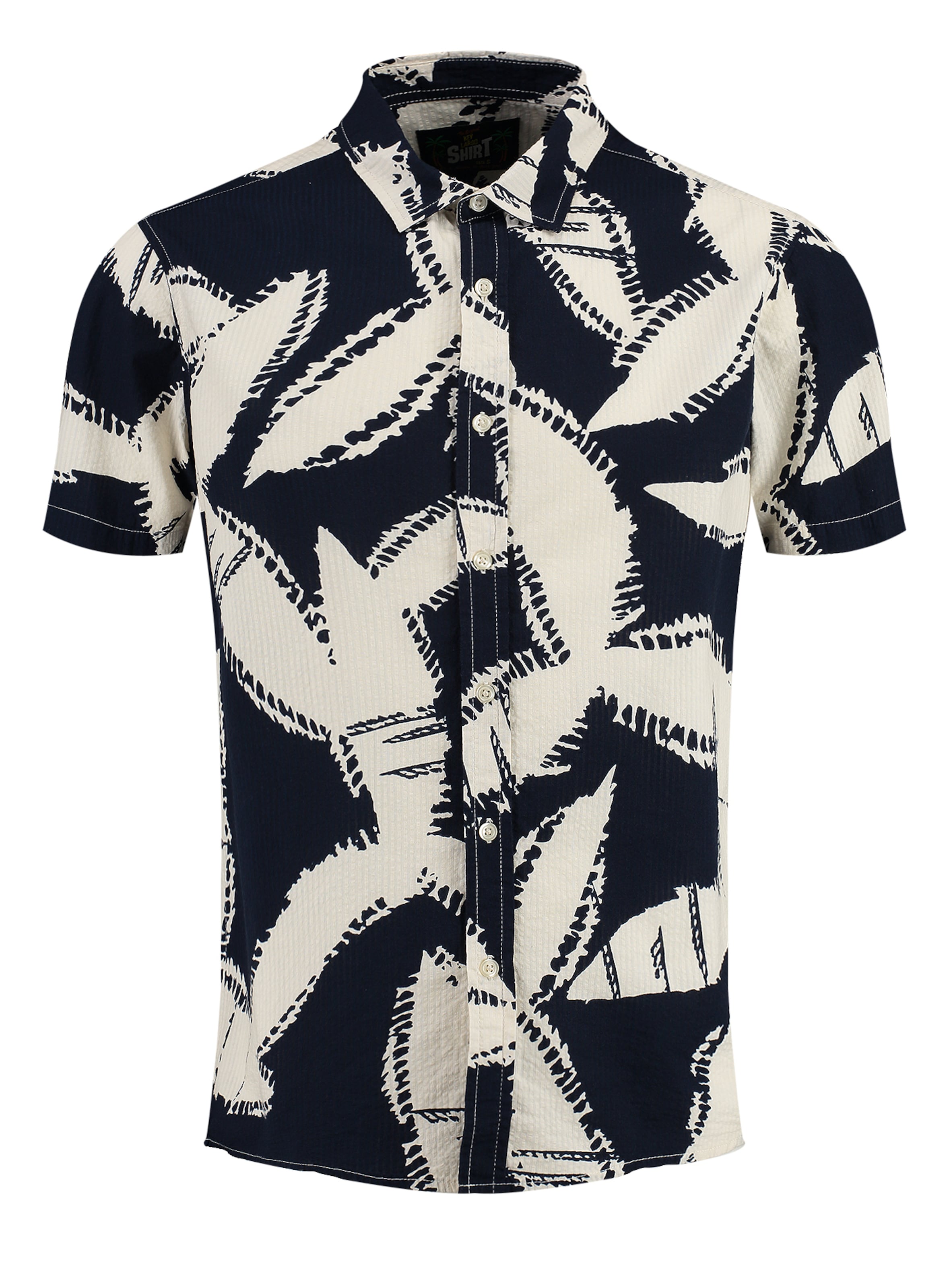 Key Largo Средняя посадка Рубашка 'MSH SPARX' в Синий: спереди