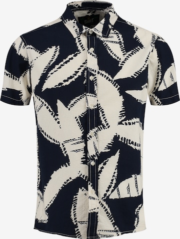 Key Largo Regular fit Overhemd in Beige: voorkant