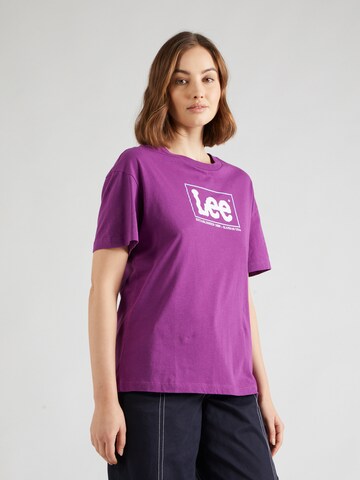 Lee T-shirt i rosa: framsida