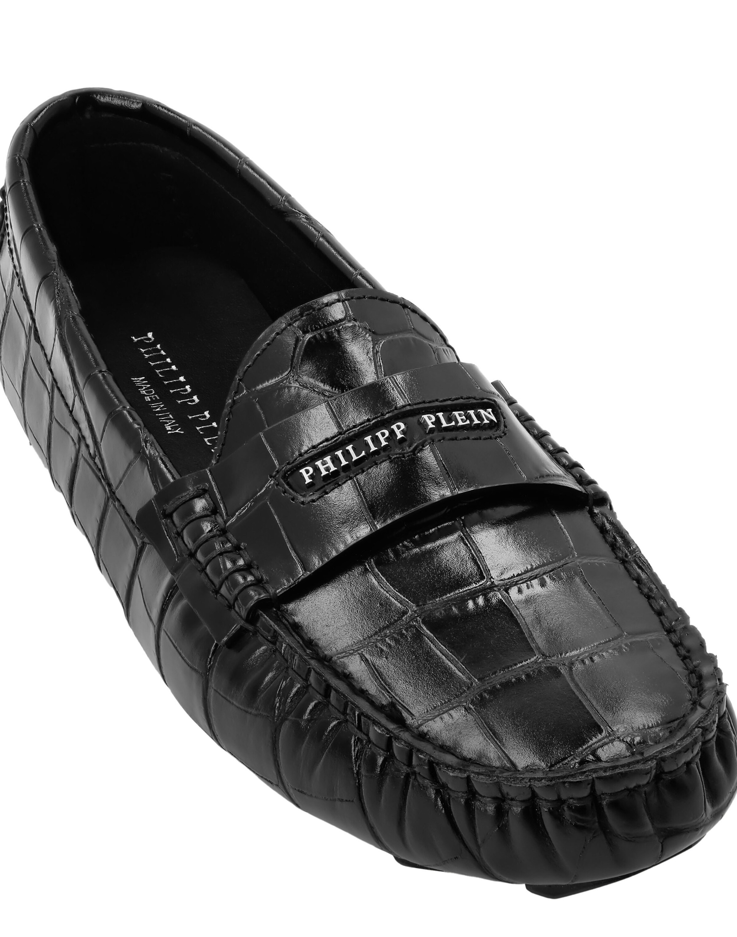 Philipp Plein Moccasins in Black