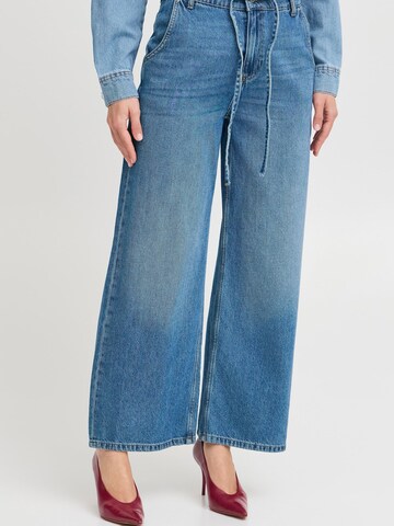 Wide leg Jeans di b.young in blu