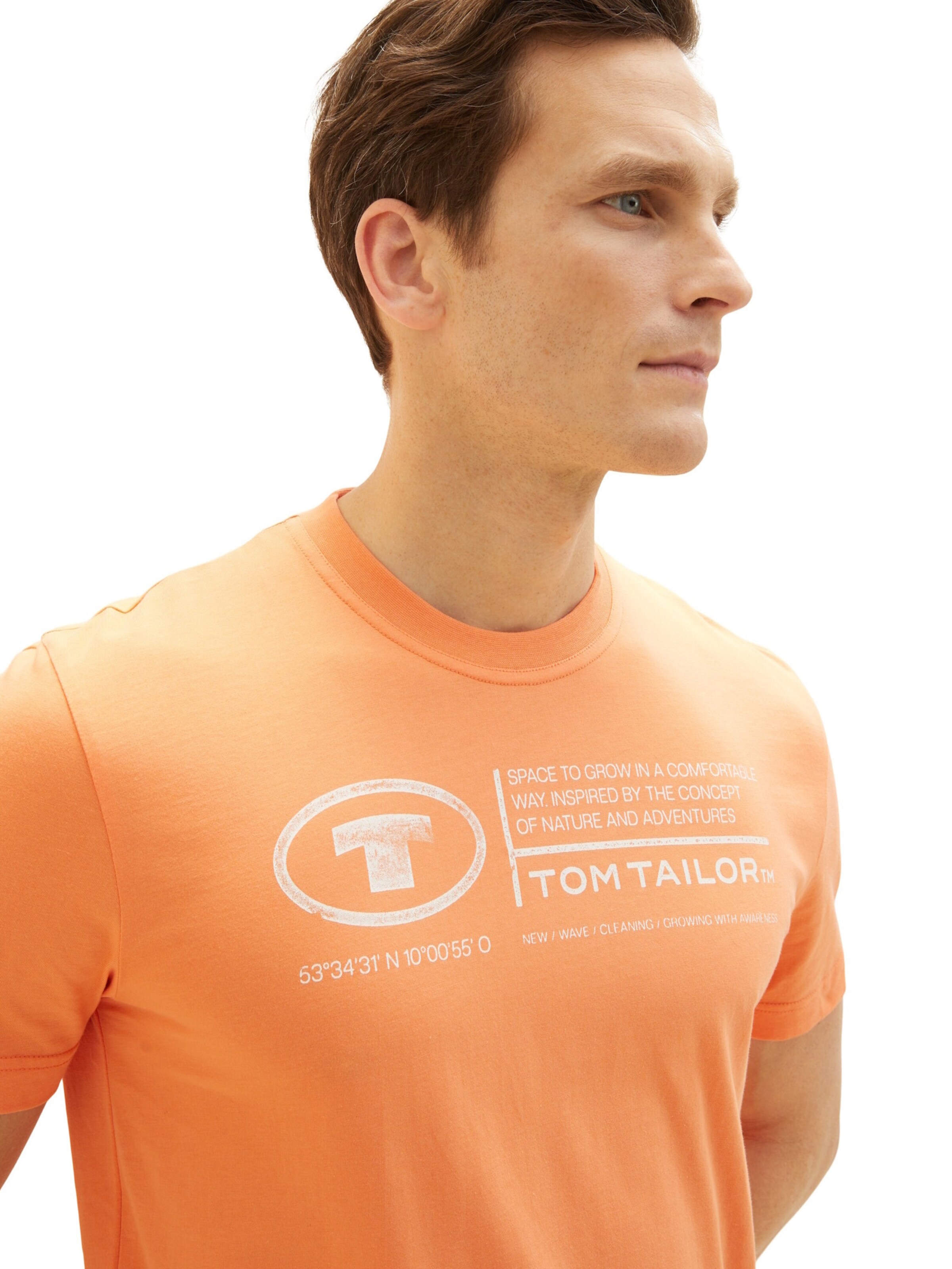 TOM TAILOR Футболка в Оранжевый