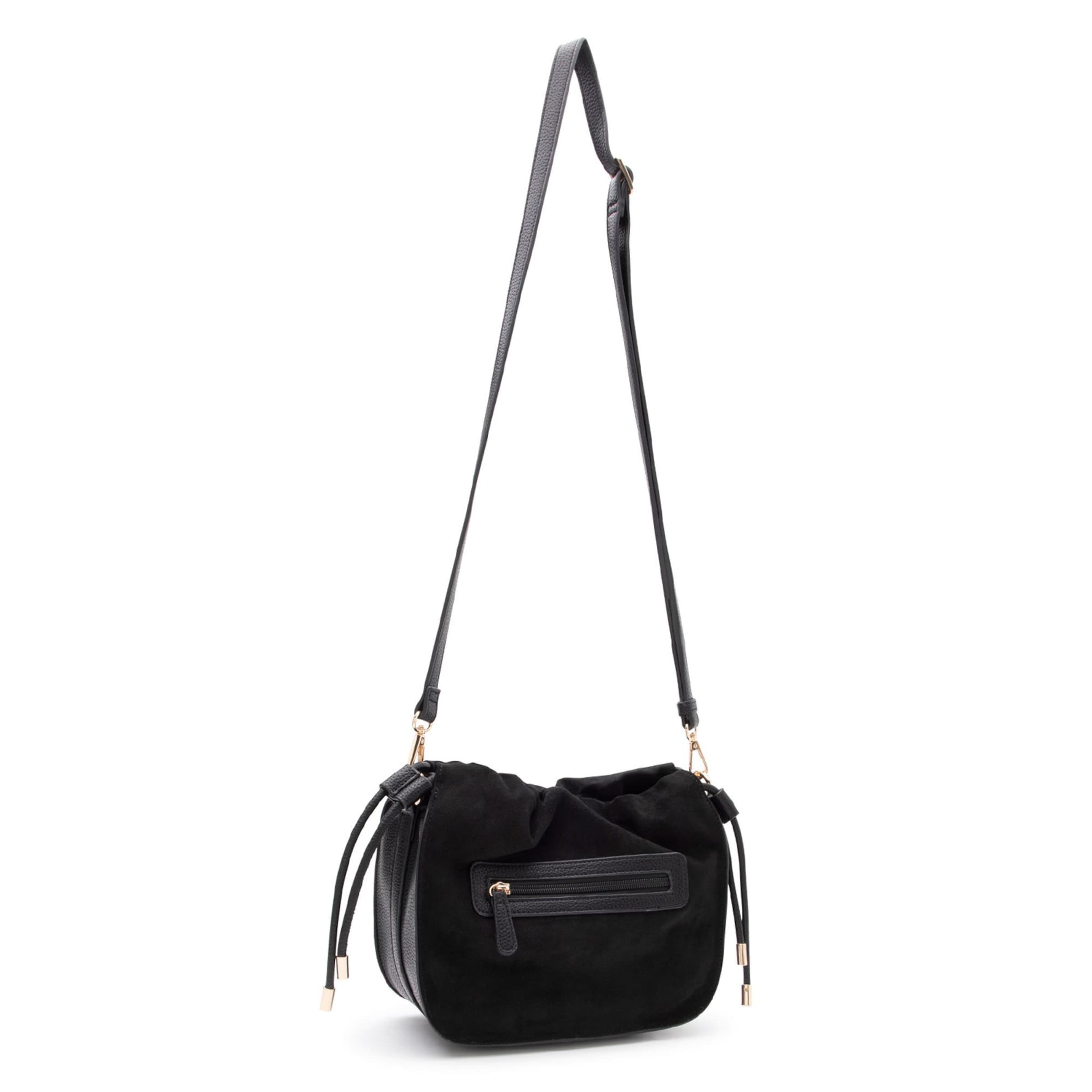 Sac à bandoulière 'Pheline' L.CREDI en noir