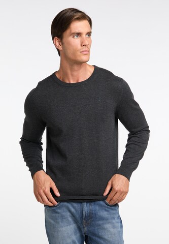 DreiMaster Klassik Sweater in Grey: front