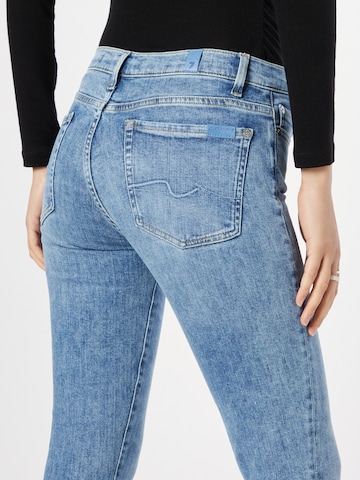 7 for all mankind Skinny Jeans in Blau