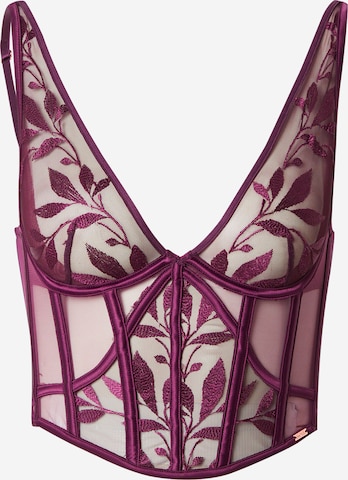 Hunkemöller Corsage 'Domenica ' in Purple: front