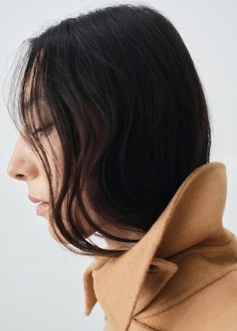 MANGO Between-Seasons Coat 'Cherry2' in Brown